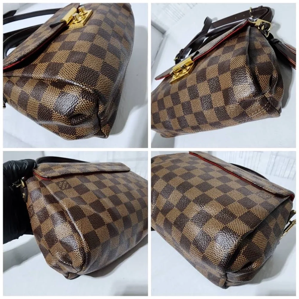 Authentic Louis Vuitton Croisette Damier Ebene Crossbody/ Satchel Bag